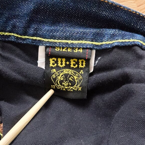 Evisu Ramen Eu-Ed Ninja, Button Fly Jeans JE22 Men's Jeans, Size 34 - Picture 7 of 15
